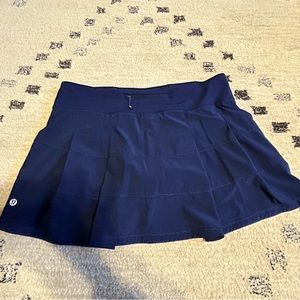 Lululemon Navy Pleated Skirt Size 10